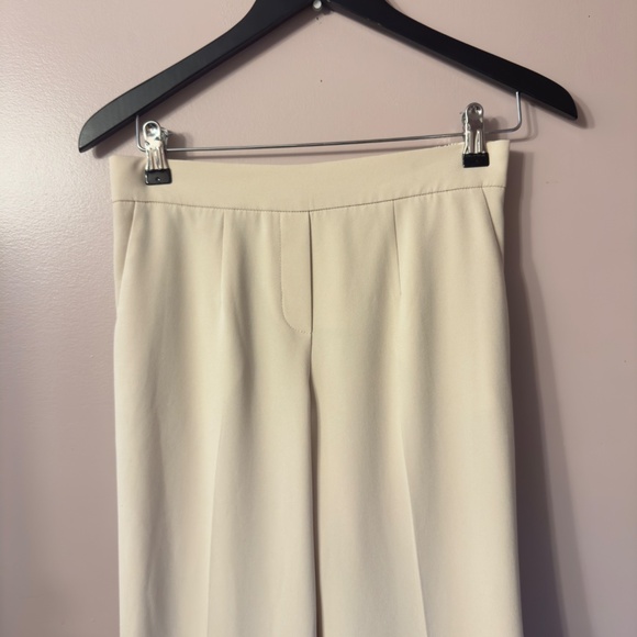 Aritzia Babaton Atelier Trouser Cream Women Size 4 - Picture 2 of 10